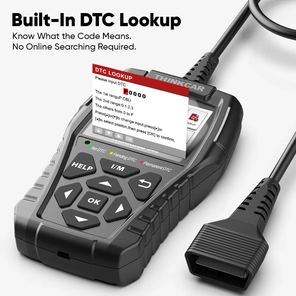 Thinkcar THINKCHECK OBD60 - OBD2 Check Engine Code Reader Light & Smog Check Test Vehicle Diagnostic Equipment - Image 7