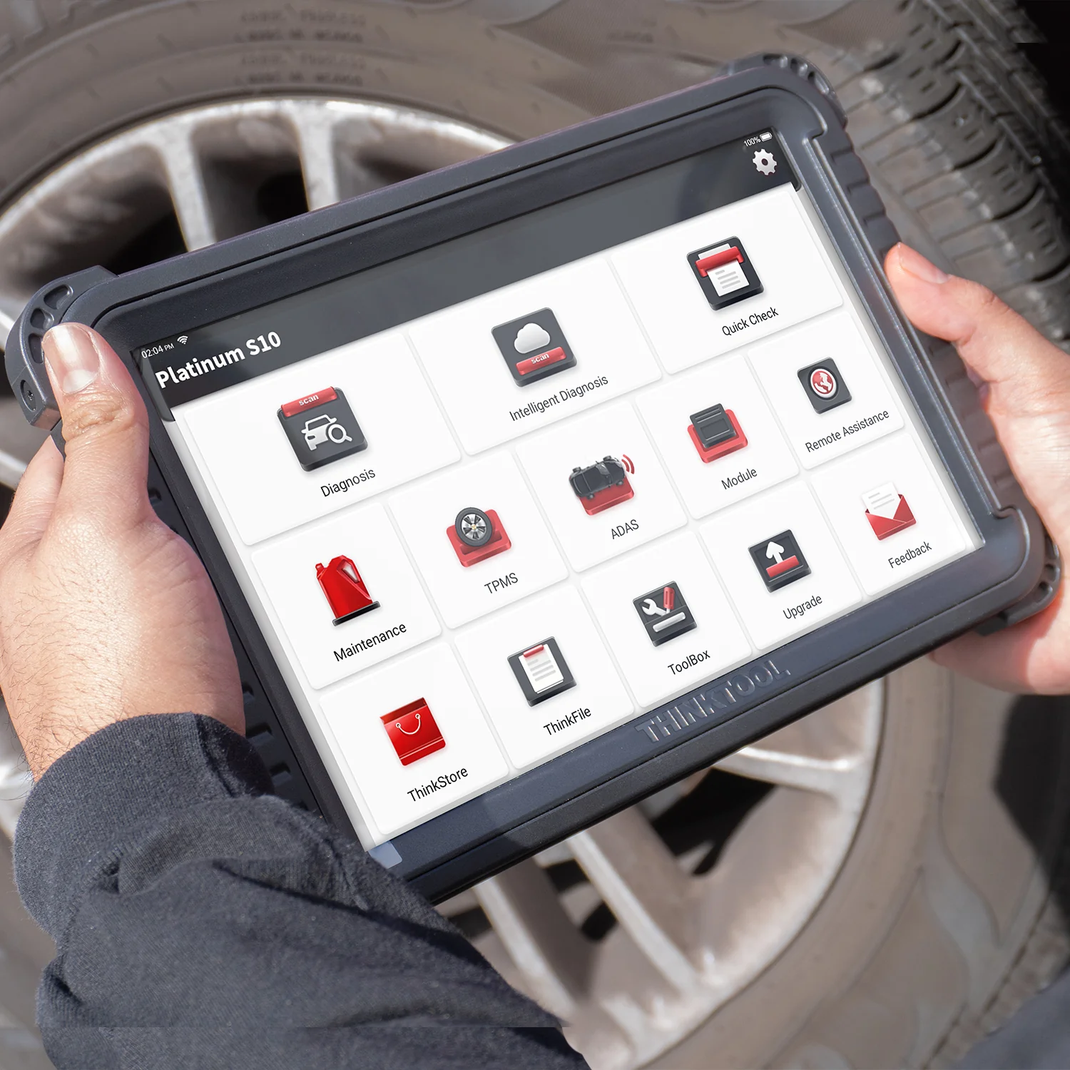 Thinkcar Platinum S10 CANFD 10-Inch Professional Diagnostic Scanner - Bi-Directional OBD2 Tool with Full System Coverage - Image 4