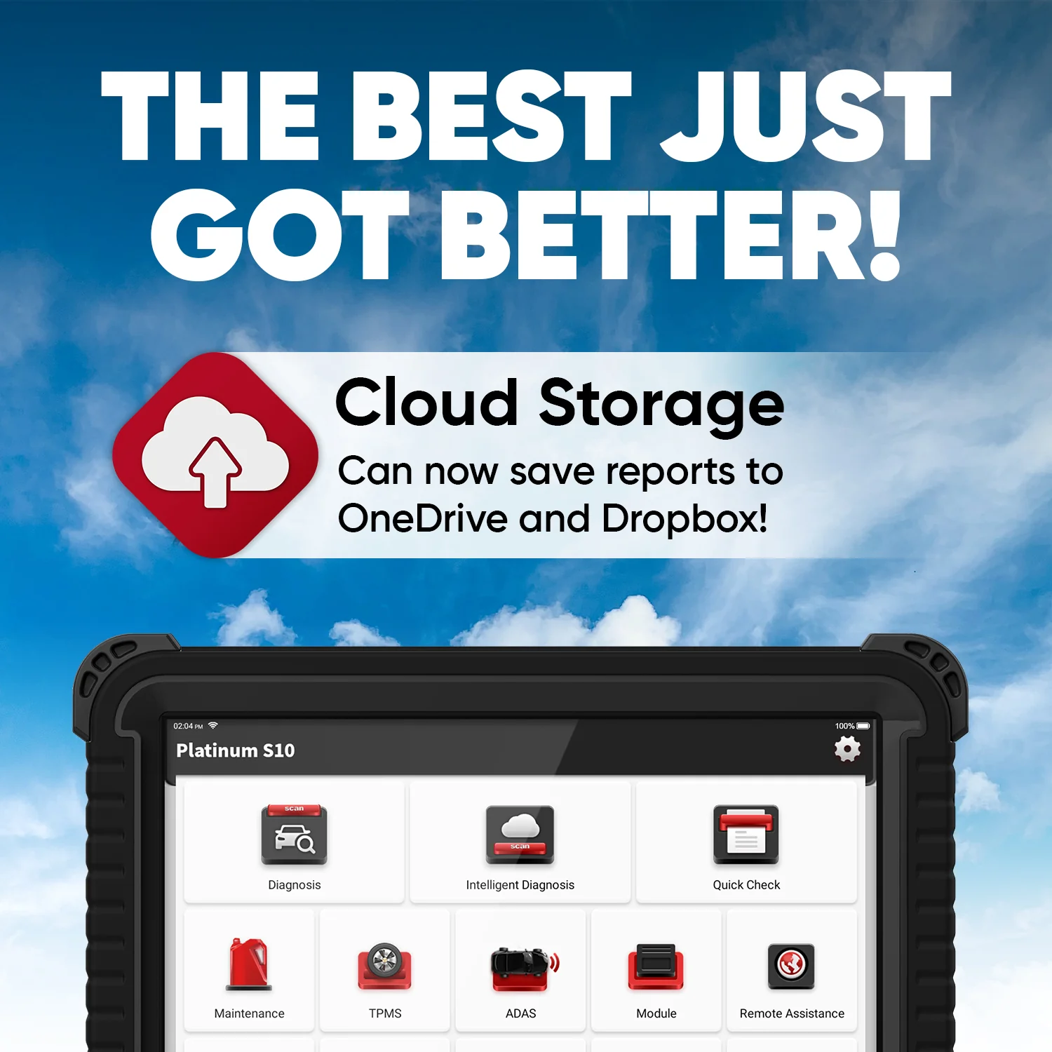 Thinkcar Platinum S10 CANFD 10-Inch Professional Diagnostic Scanner - Bi-Directional OBD2 Tool with Full System Coverage - Image 6