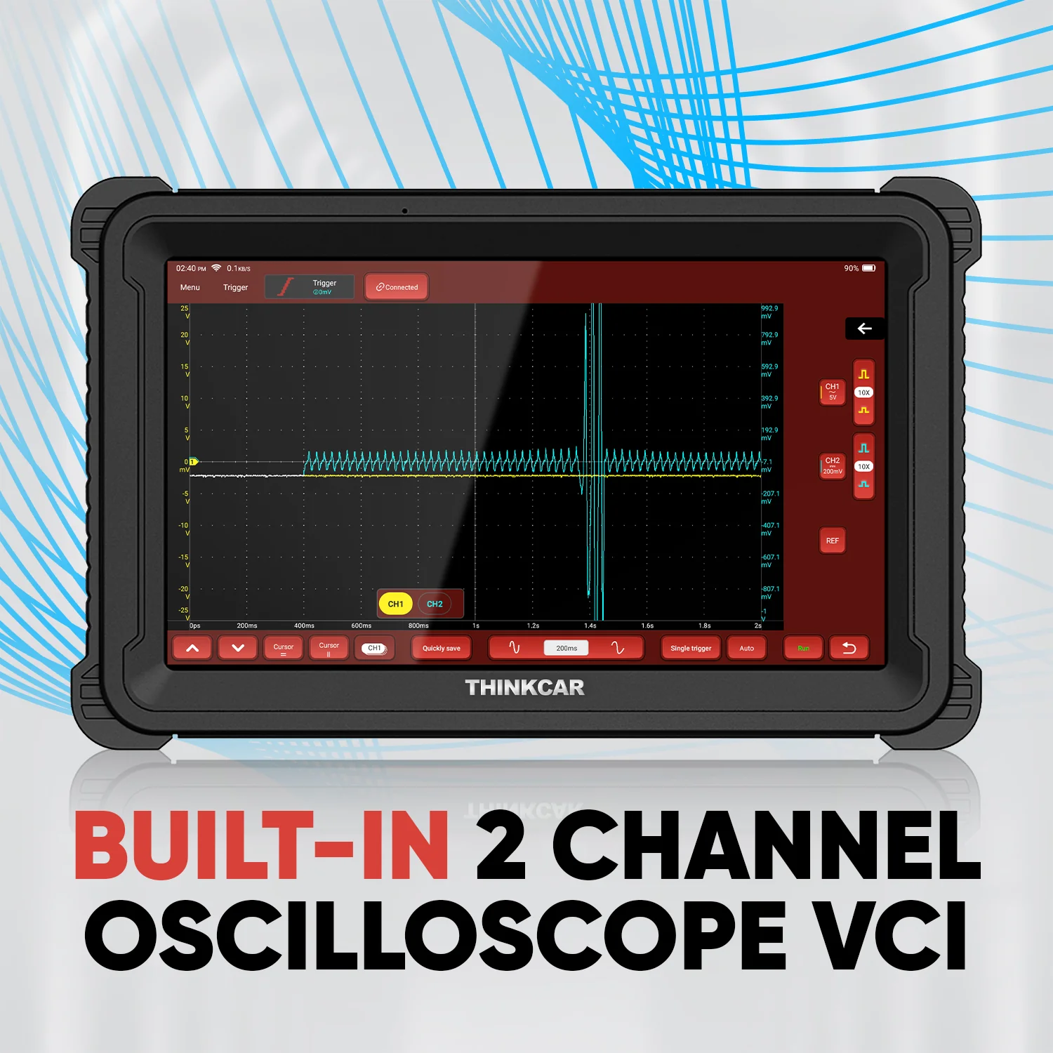 Thinkcar Platinum S12 12-Inch Advanced Diagnostic Tablet - Professional Bi-Directional OBD2 Scanner with ECU Coding - Image 5