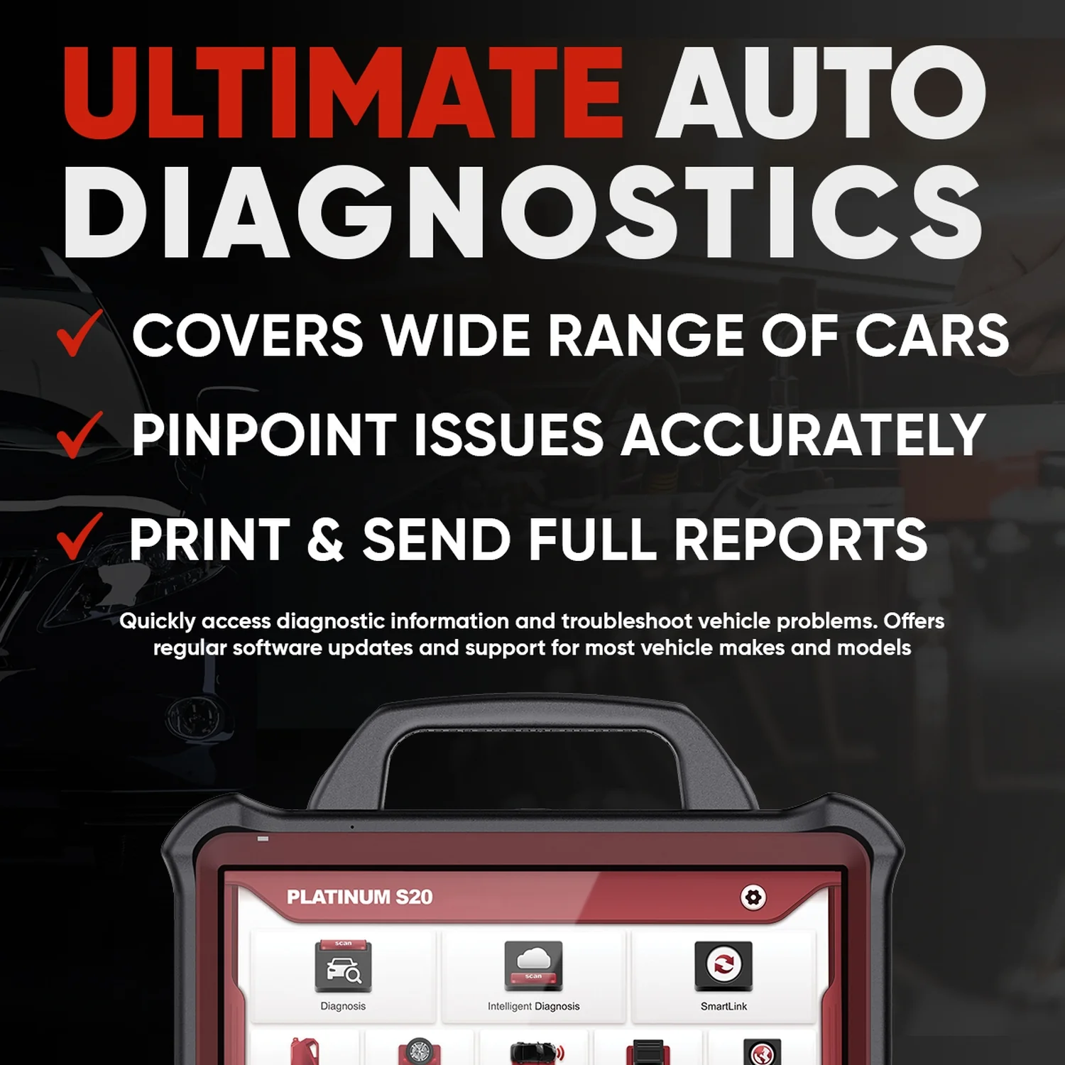 Thinkcar Platinum S20 13-Inch Professional Diagnostic Scanner with Oscilloscope - Advanced Bi-Directional OBD2 Tool with ECU Coding - Image 7
