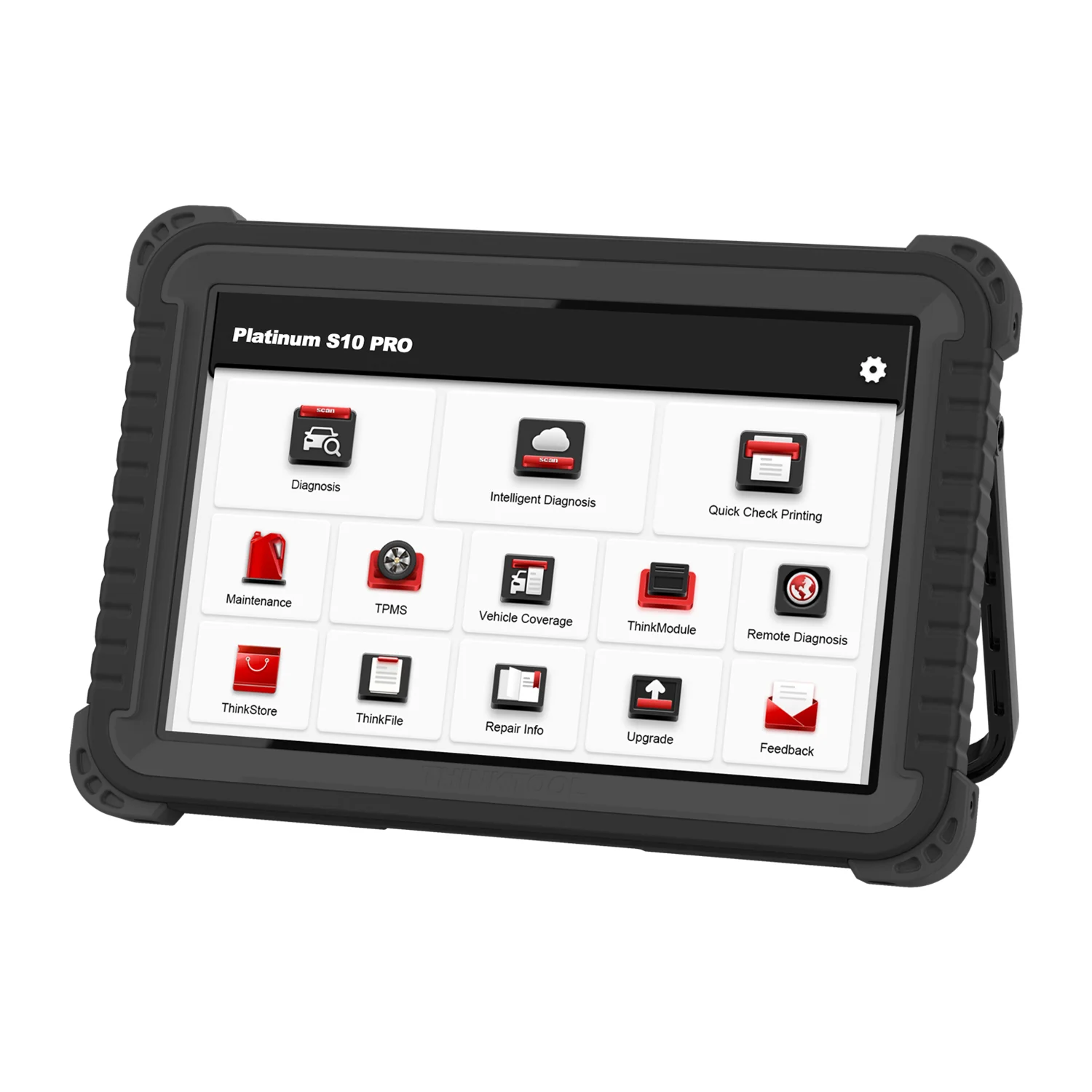 Thinkcar Platinum S10 PRO 10-Inch Professional Diagnostic Tablet - Bi-Directional OBD2 Scanner for Passenger & Heavy Duty Trucks - Image 4