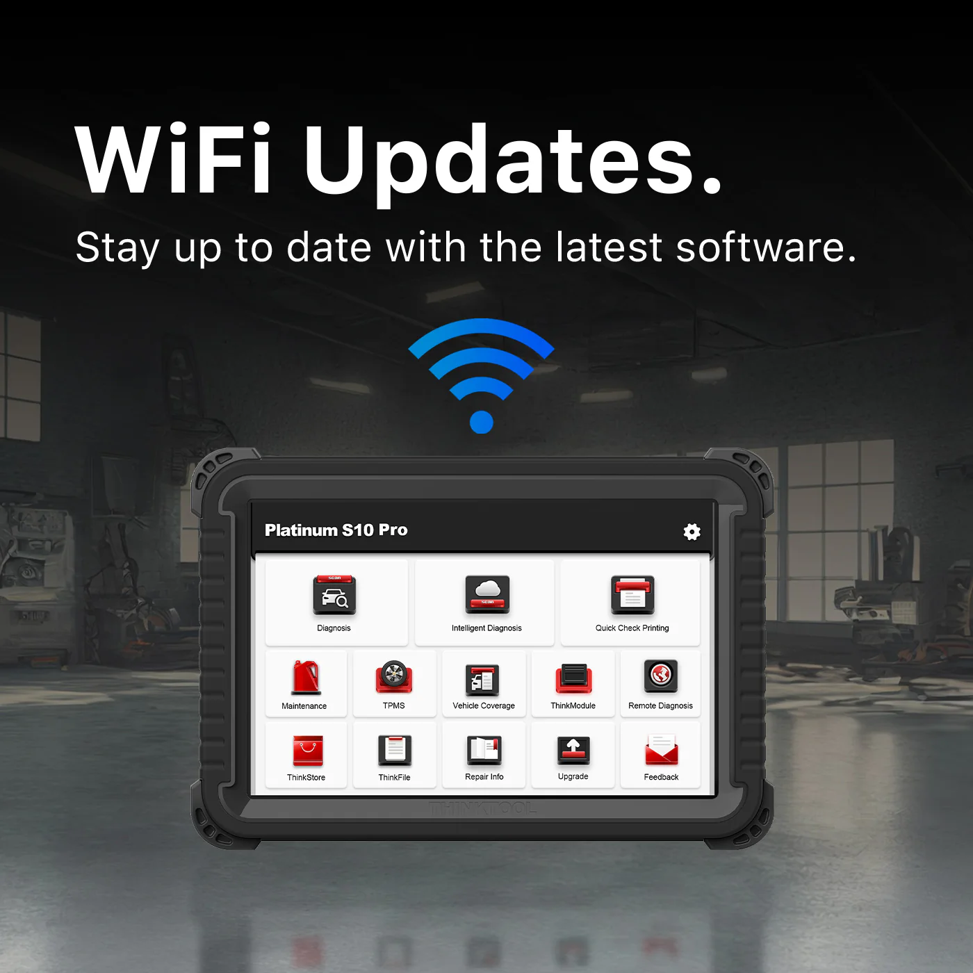 Thinkcar Platinum S10 PRO 10-Inch Professional Diagnostic Tablet - Bi-Directional OBD2 Scanner for Passenger & Heavy Duty Trucks - Image 9