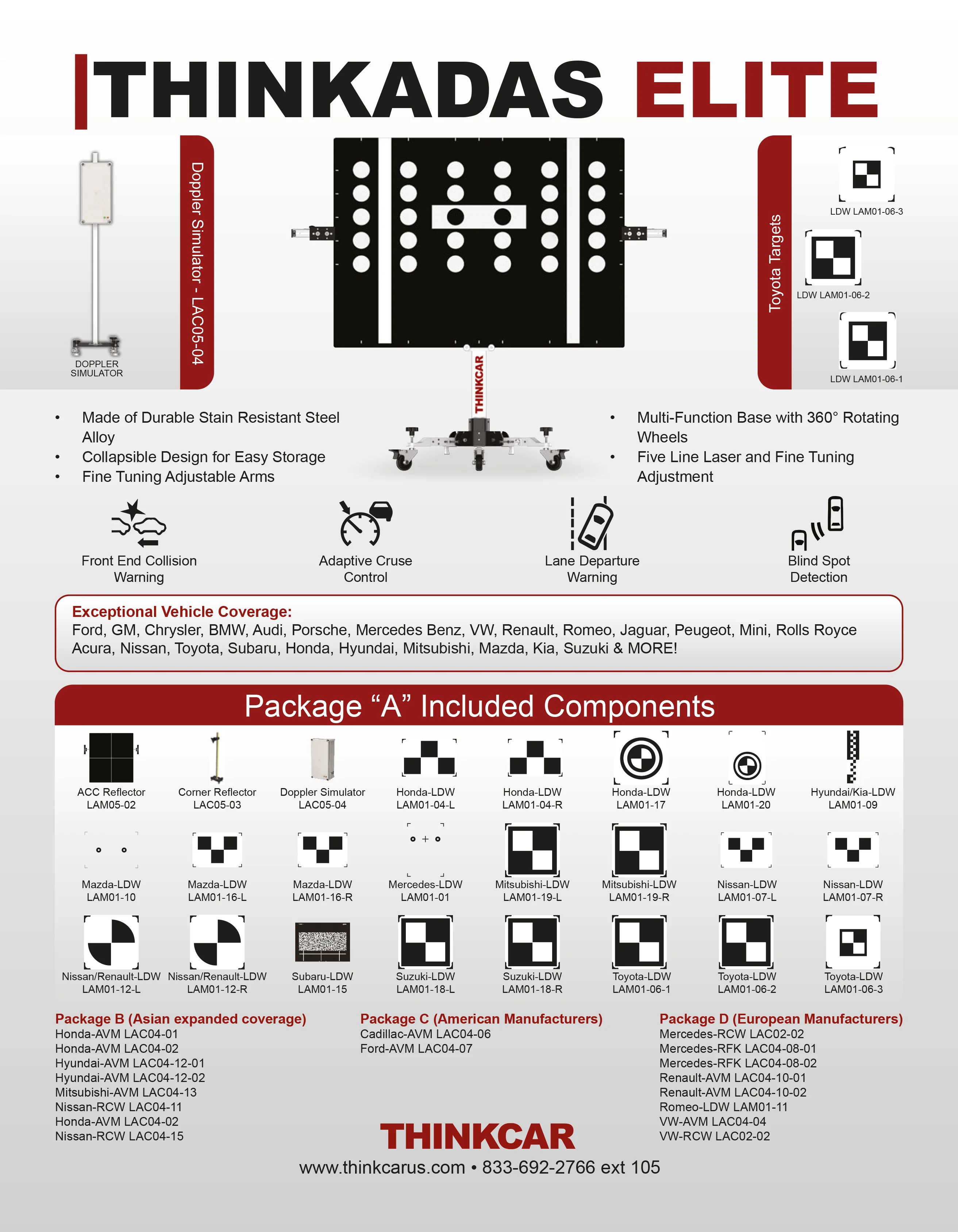 Thinkcar ThinkADAS Elite - Professional Advanced Driving Assistance Systems Automotive Diagnostic Equipment Tool Scanner - Image 3