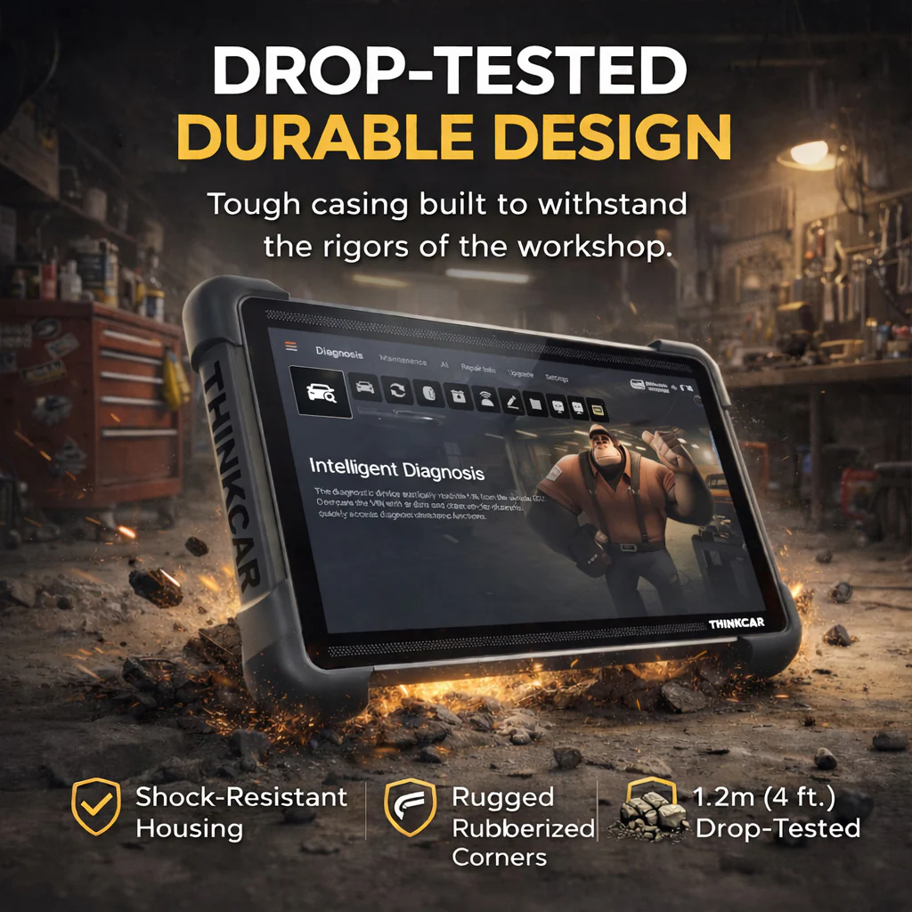 Thinkcar Platinum 394 12-Inch Professional OBD2 Scanner - Advanced Diagnostic Tool with Bi-Directional Control - Image 7