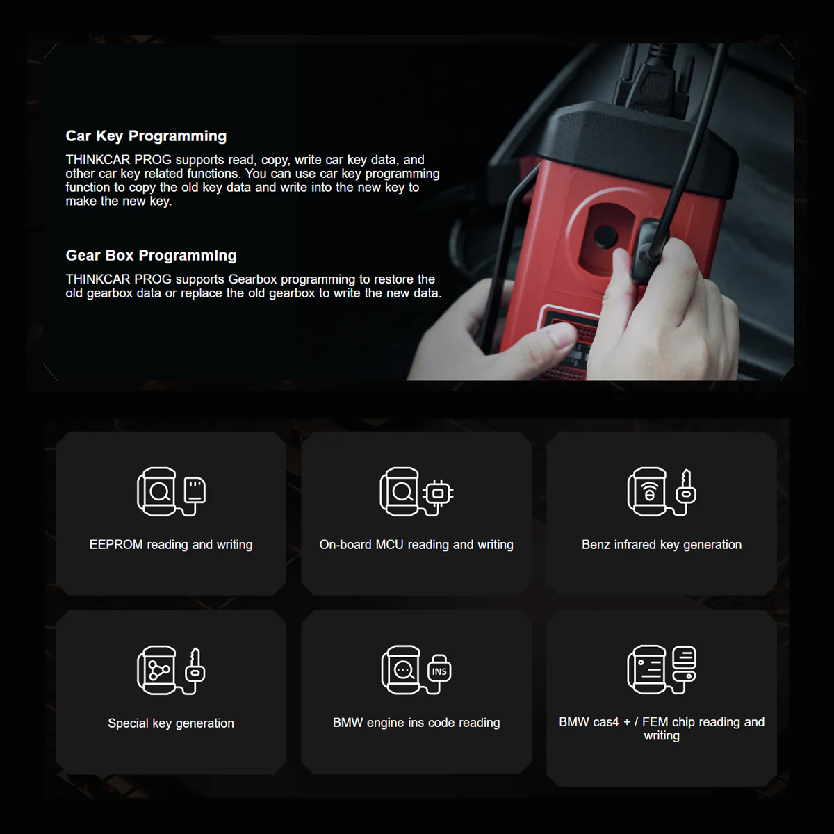 Thinkcar PROG - Professional Immobilizer Key Programmer and Automotive Diagnostic Equipment - Image 4