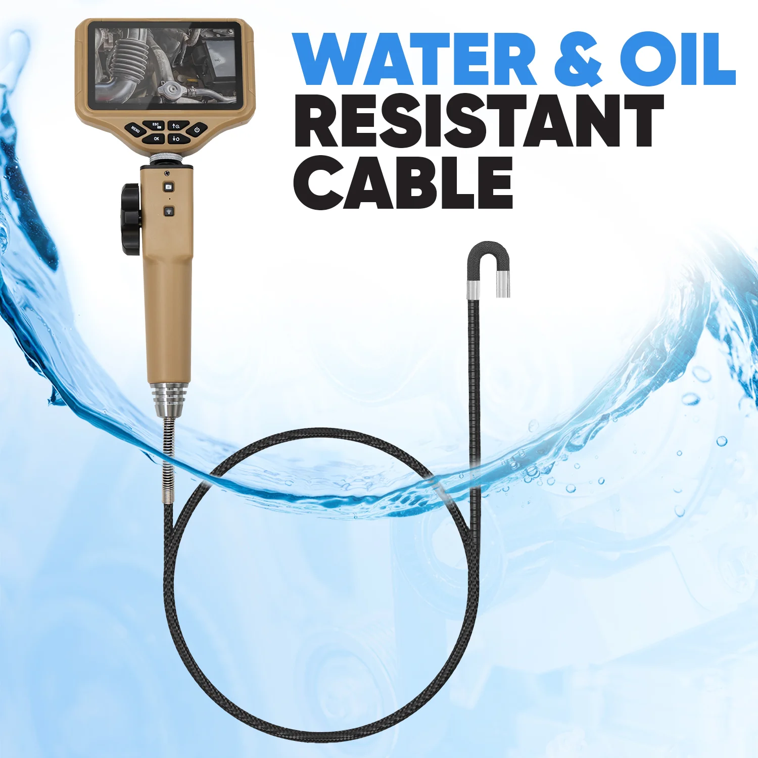 Thinkcar ES402 Endoscope - 4.5" LED Screen with Flexible Bi-directional 180° steering - Image 4