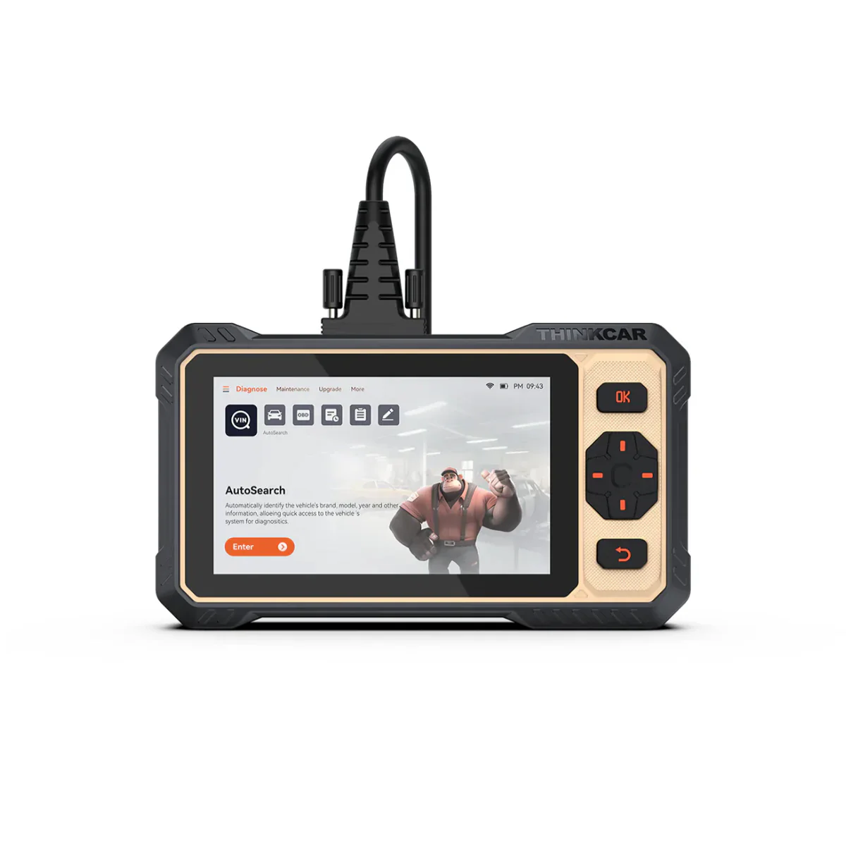 Thinkcar Thinktool READER 8 Full System OBD2 Scanner with CAN FD, 15 Maintenance Resets & Lifetime Free Updates - 6-Inch Touchscreen - Image 7