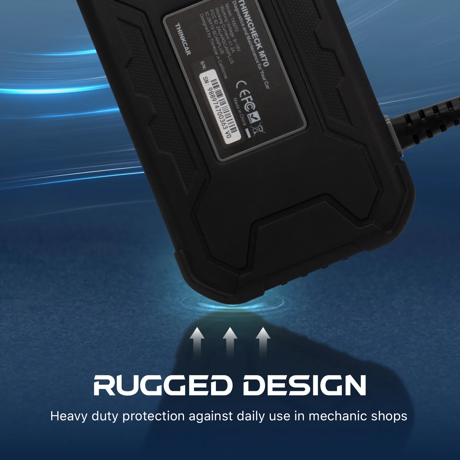 Thinkcar THINKCHECK M70 5-Inch Full System OBD2 Scanner Car Code Reader Tablet Comprehensive Vehicle Diagnostic Scan Tool - Image 12