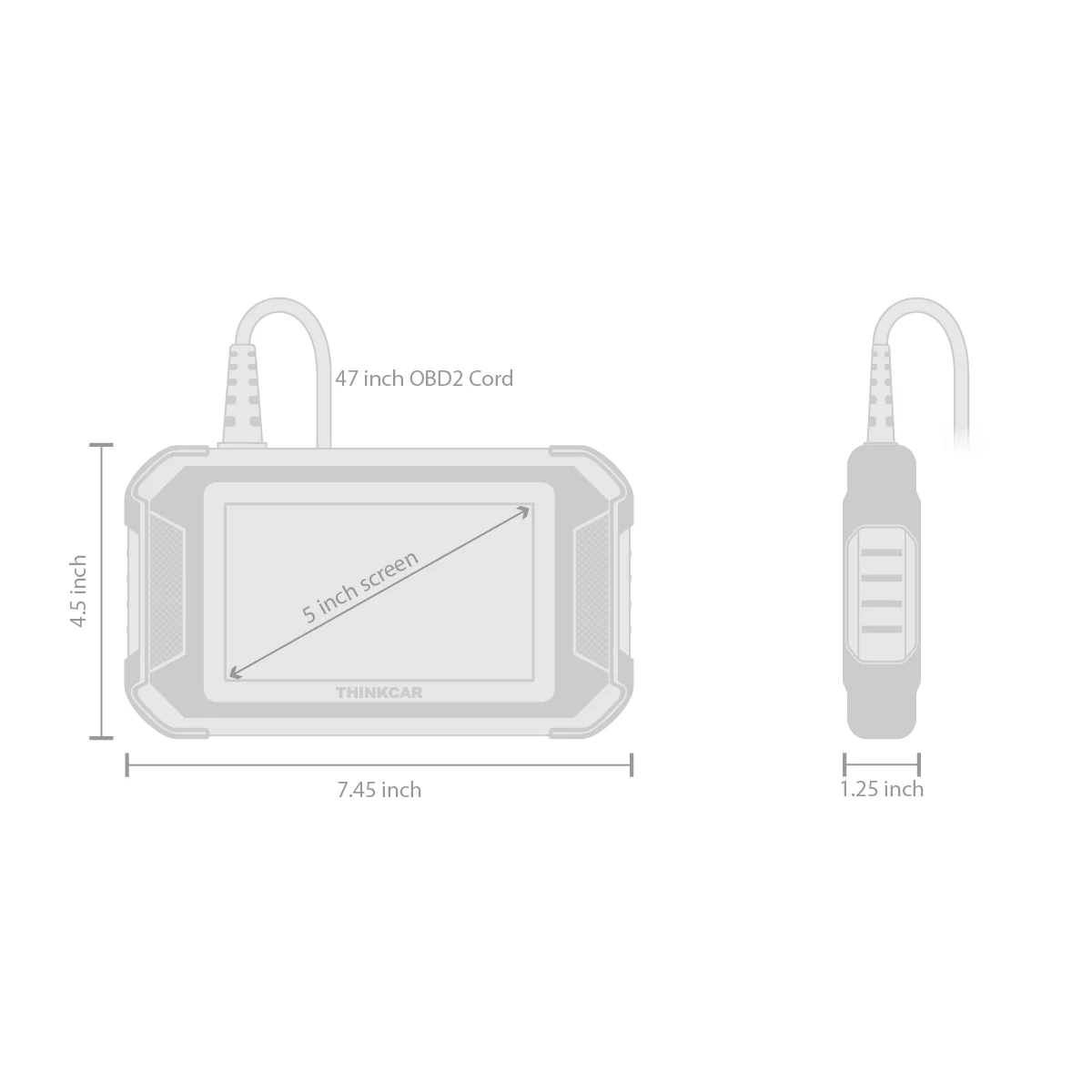 Thinkcar THINKCHECK M70 5-Inch Full System OBD2 Scanner Car Code Reader Tablet Comprehensive Vehicle Diagnostic Scan Tool - Image 17