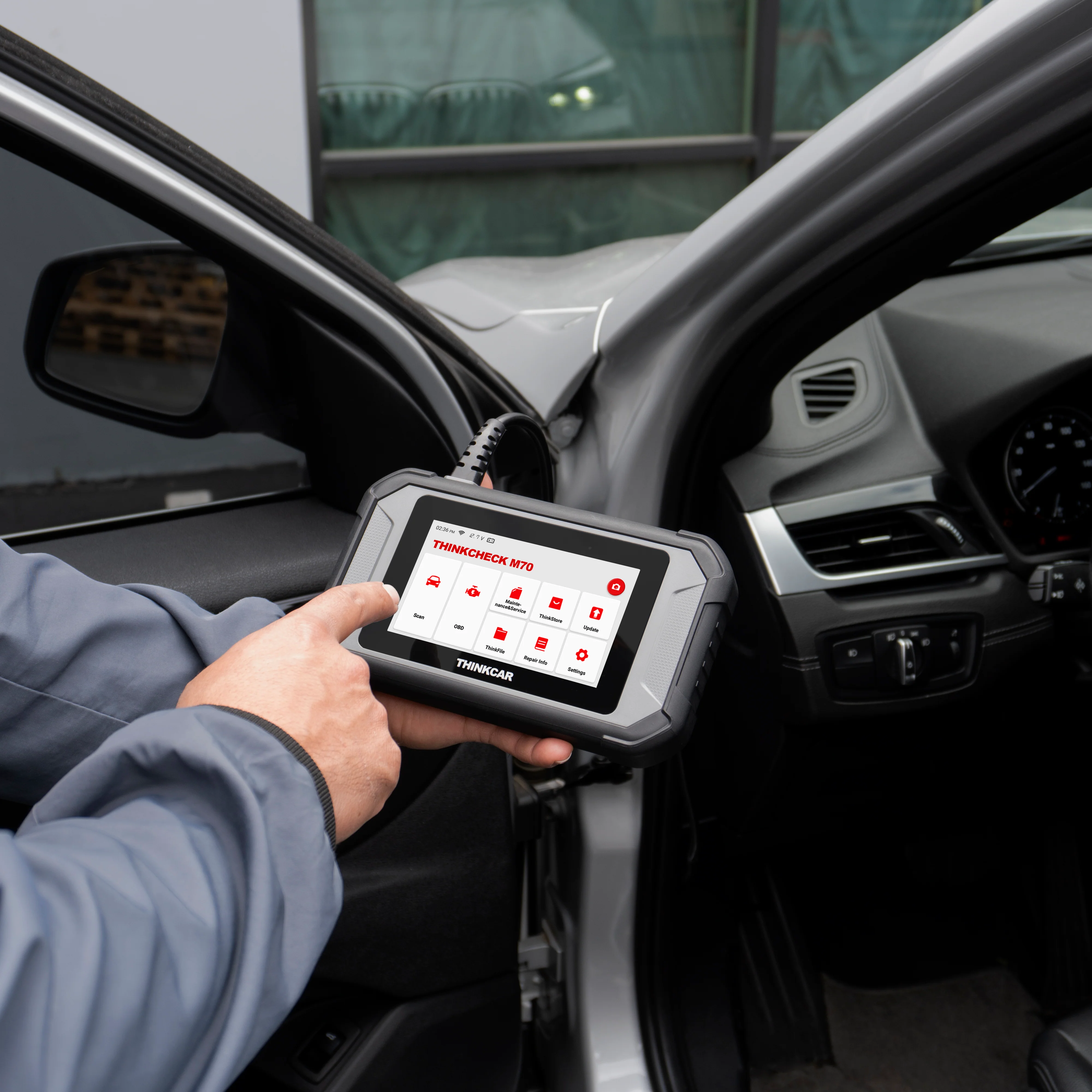 Thinkcar THINKCHECK M70 5-Inch Full System OBD2 Scanner Car Code Reader Tablet Comprehensive Vehicle Diagnostic Scan Tool - Image 3