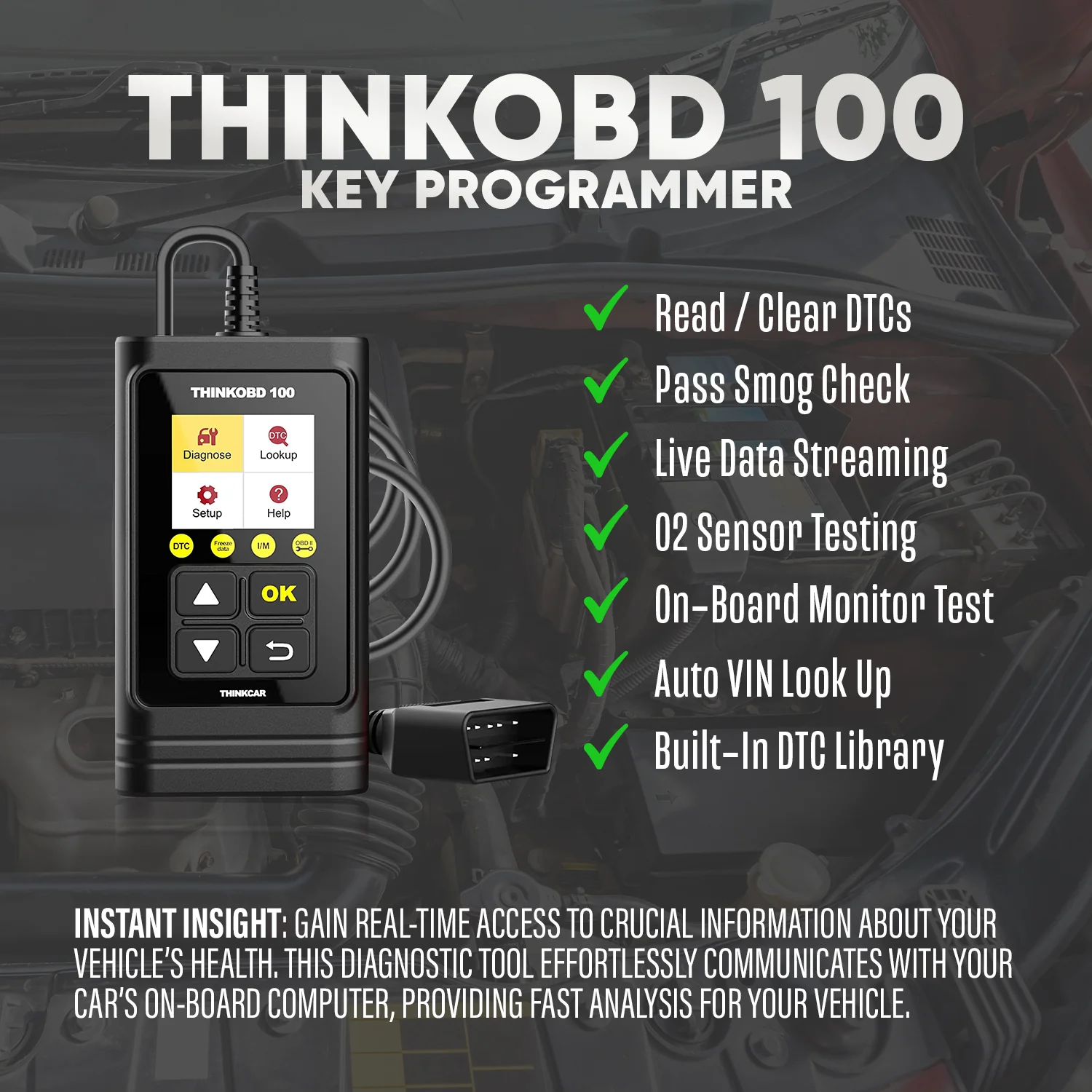 Thinkcar ThinkOBD 100 - OBD2 Scanner Engine Fault Code Reader with Full OBD2 Functions - Image 5