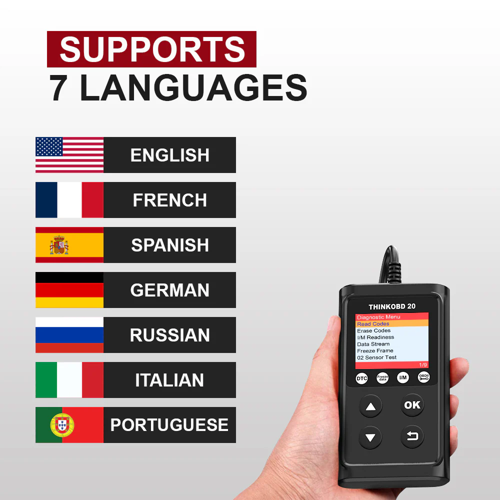 Thinkcar ThinkOBD 20 - Automotive Code Reader, OBD2 Scanner, Check Engine Light, Emissions Scanner, Live Data Stream, Smog Check - Image 6