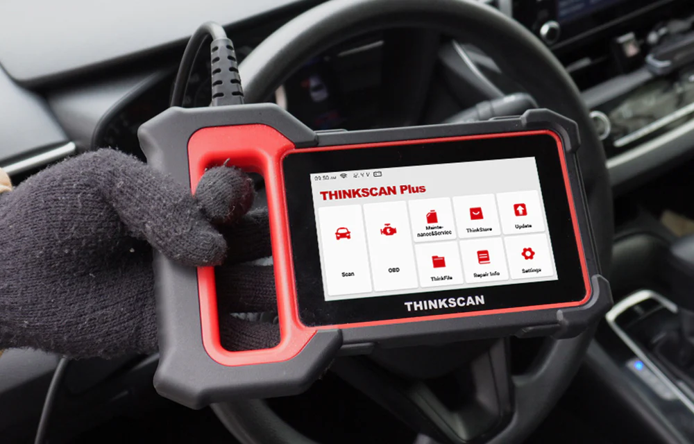 Thinkcar THINKSCAN PLUS S7 5-Inch OBD2 Scanner ABS/SRS/Engine/Transmission/BCM/AC/IC Reset Code Readers & Scan Tools - Image 12