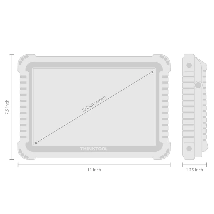 Thinkcar Platinum HD 10-Inch Heavy Duty Truck Diagnostic Scanner - Full System Bi-Directional Scan Tool for Diesel & Commercial Vehicles - Image 10