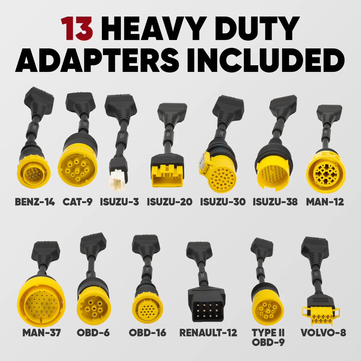 Thinkcar Platinum HD 10-Inch Heavy Duty Truck Diagnostic Scanner - Full System Bi-Directional Scan Tool for Diesel & Commercial Vehicles - Image 4