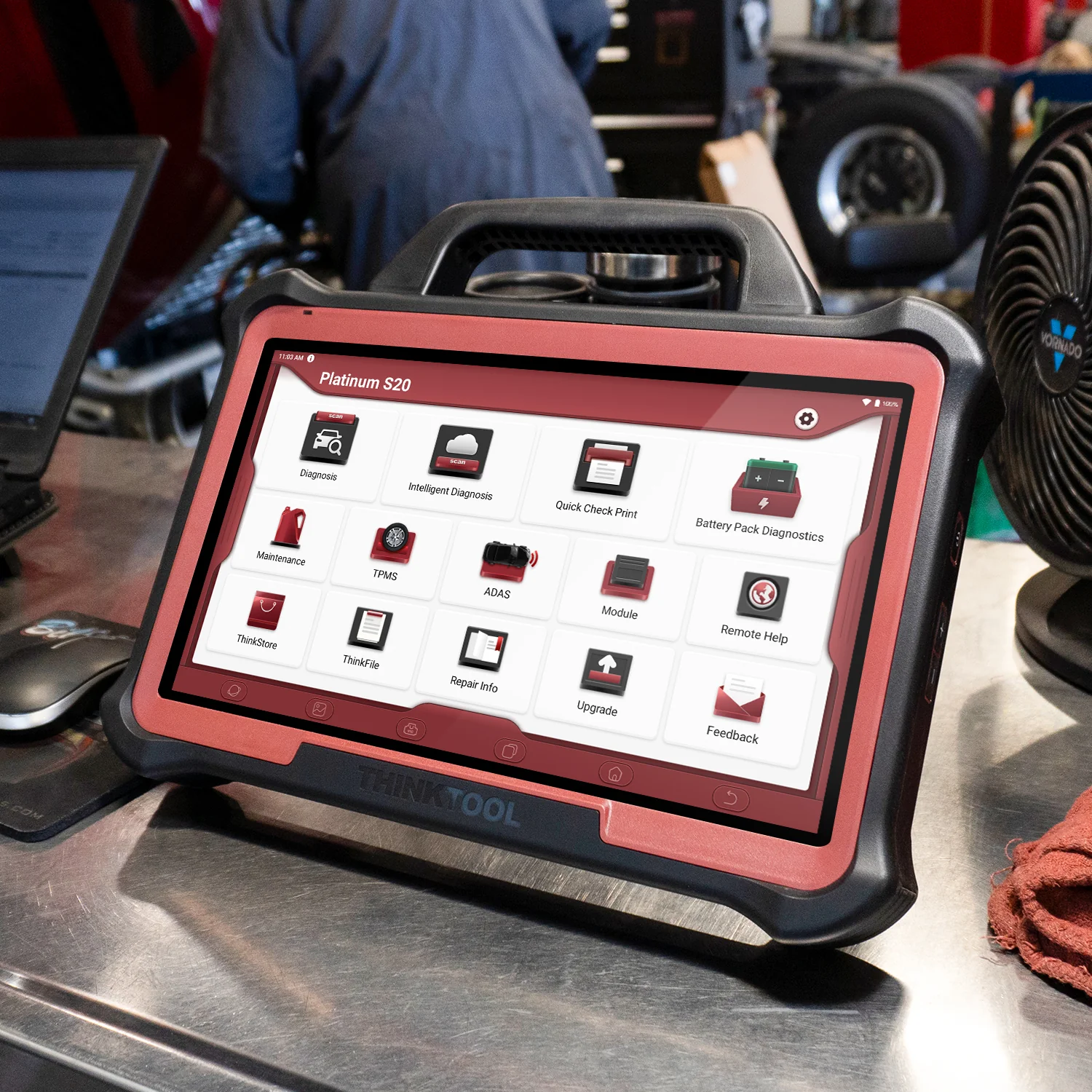 Thinkcar Platinum S20 13.3-Inch Professional Diagnostic Scanner - Advanced Bi-Directional OBD2 Tool with ECU Coding - Image 6