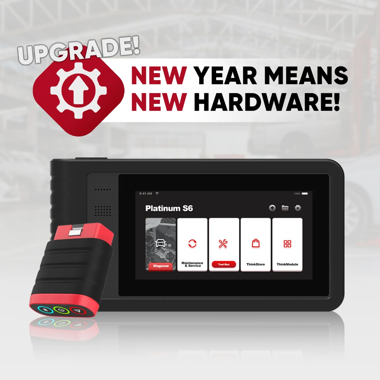 Thinkcar Platinum S6 6-Inch Automotive Diagnostic Scanner - Professional OBD2 Tool with 28 Maintenance Reset Functions - Image 9