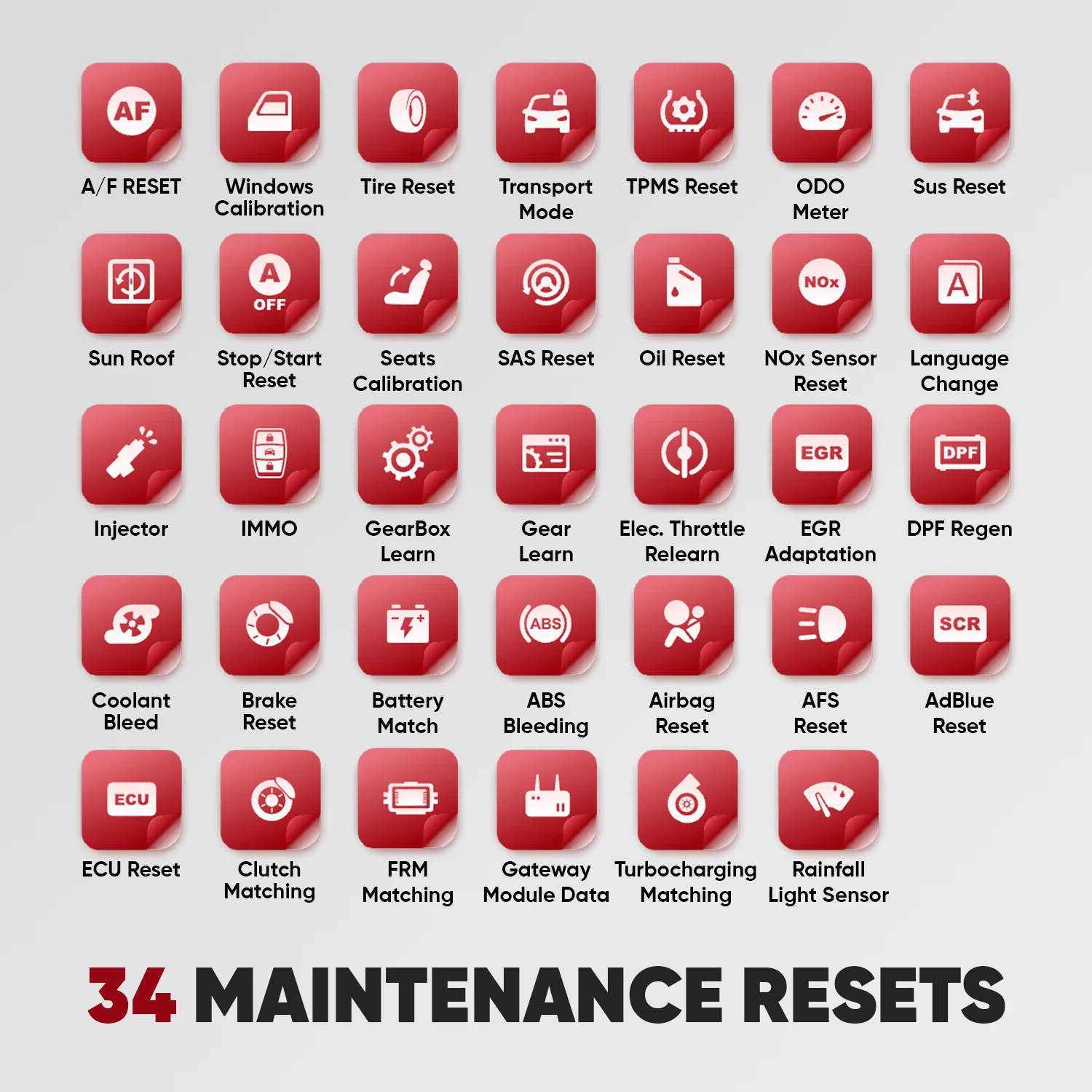 Thinkcar Platinum S8 8-Inch Professional Diagnostic Scanner - Full System OBD2 Tool with Bi-Directional Control & 28 Maintenance Resets - Image 9