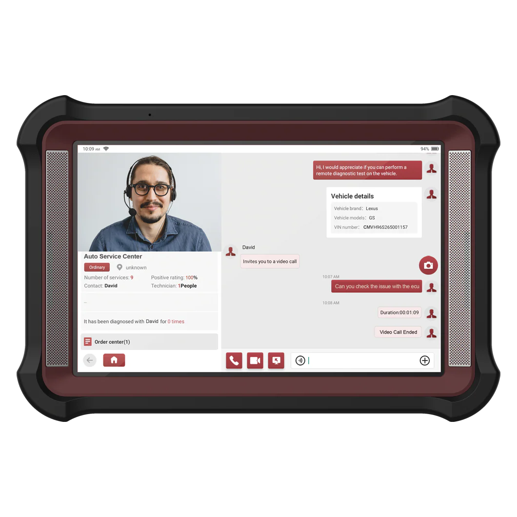 Thinkcar ThinkTool X10 - 10" OBD2 Scanner Car Code Reader Professional Automotive Diagnostic Equipment Tablet Tool with Remote Access Support - Image 3