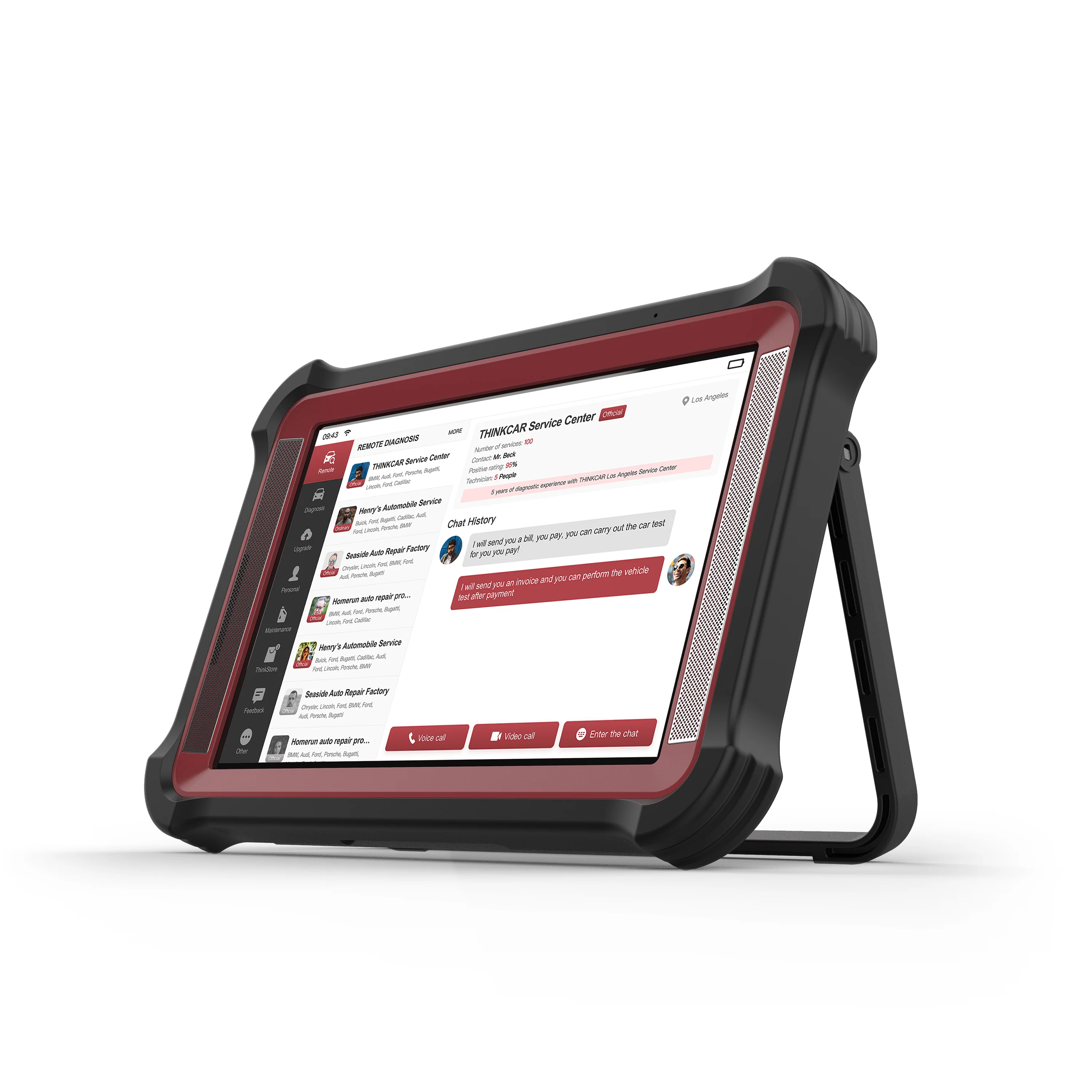 Thinkcar ThinkTool X10 - 10" OBD2 Scanner Car Code Reader Professional Automotive Diagnostic Equipment Tablet Tool with Remote Access Support - Image 4