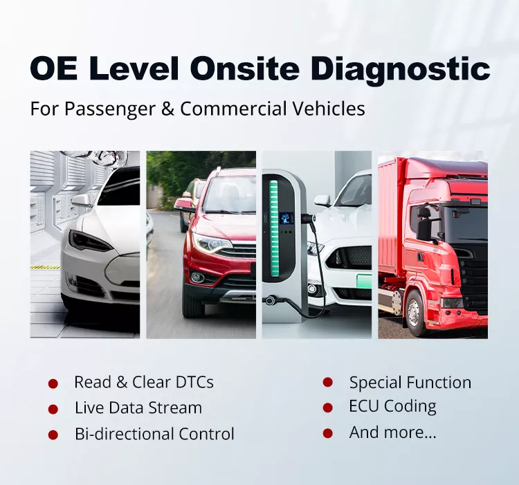 Thinkcar ThinkTool X10 - 10" OBD2 Scanner Car Code Reader Professional Automotive Diagnostic Equipment Tablet Tool with Remote Access Support - Image 9